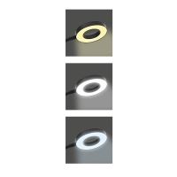 ECOLITE LED stolní lampa dotyková MILA 8W, volba teploty světla, stmívatelná, černá, U (1) (1)