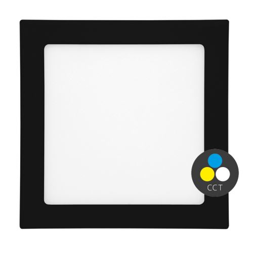 Svítidlo RAFA LED-WSQ-CCT/18W/CR černésvít,LED č.vestav.225x225 18W CCT 1550lm černé_1