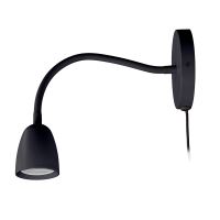 Solight LED nástěnná lampička, stmívatelná, 4W, 280lm, 3000K, černá - WO54-B_5 (4)