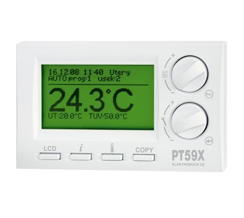 ELEKTROBOCK Termostat s OT komunikací PT59XSPEC.termost.dig.OPEN THERM+ PT59X _1