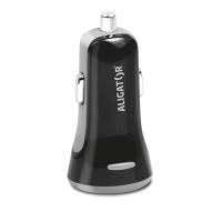 Nabíječka do auta ALIGATOR s 2xUSB výstupem, 3.4A, smart IC, černá_4 (3)