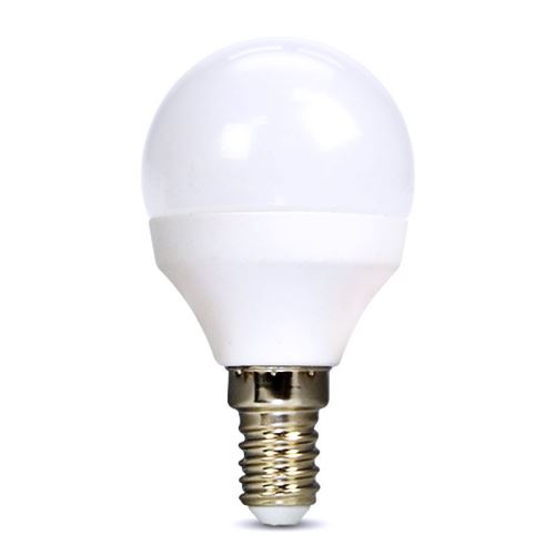 Solight LED žárovka, miniglobe, 4W, E14, 3000K, 340lm, bílé provedení - WZ415-1LEDž.SO.E