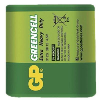 Baterie GP Greencell 4,5V (plochá)