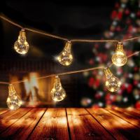 Solight LED dekorativní žárovky na přírodním provazu, 10x žárovka, 30LED, 180cm, časov (7) (7)