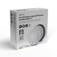 Solight LED venkovní osvětlení se senzorem, 3 CCT,  15/18/20W, 1800lm, 22cm, 2v1 - bí (10) (10)