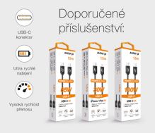Chytrá síťová nabíječka ALIGATOR GaN, Power Delivery 65W, 2xUSB-C, 1xUSB-A, černá_5 (4)