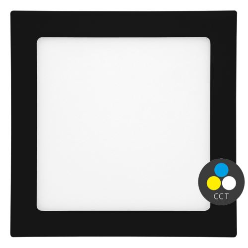 Svítidlo RAFA LED-WSQ-CCT/25W/CR černésvít,LED č.vestav.300x300 25W CCT 2260lm černé_1