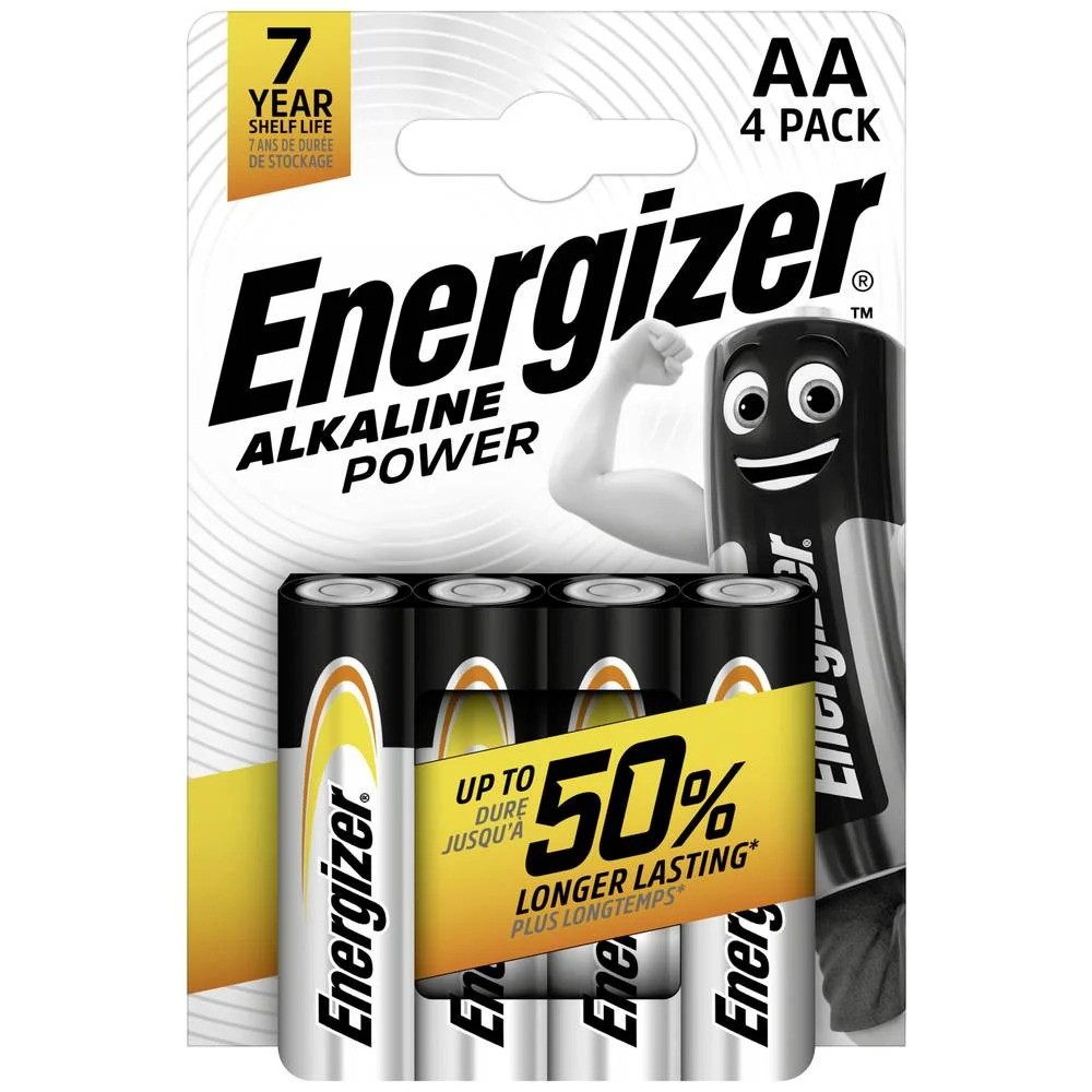 Baterie Energizer Alkalina Power AA/R06, Blistr