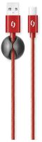 Datový kabel ALIGATOR PREMIUM 2A, USB-C, 1m, červený_2 (1)