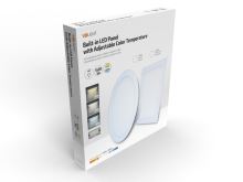Solight LED mini panel CCT, podhledový, 18W, 1530lm, 3000K, 4000K, 6000K, kulatý - WD1 (6) (6)