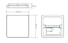 Svítidlo LED stropní ELPO 12W 1000lm 3CCT-3000K/4000K/6000K ELW-056 (1)