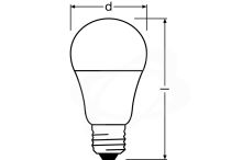 LED žárovka Osram E27 8,5W 4000K 230V A60 (3)
