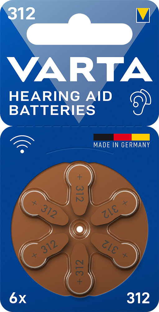Baterie do naslouchátek VARTA Hearing Aid Battery 312 24607 PR41