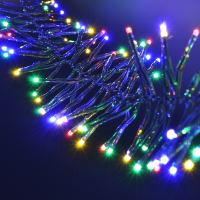 Solight LED venkovní vánoční řetěz s dálkový ovládáním a zvukovým senzorem - Cluster,  (4) (4)
