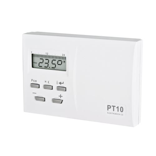 ELEKTROBOCK Prostorový termostat PT10termost.prog.dig.týd.ECO PT10 _1