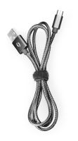 Datový kabel ALIGATOR PREMIUM 2A, USB-C, 1m, černý_4 (3)