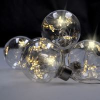 Solight sada LED vánočních koulí s hvězdami, vel. 8cm, 6ks, 30LED,časovač, tester, 3xA (1) (1)