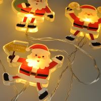 Solight LED okenní řetěz - Santa, 6x LED, přísavný, 120cm, 2x AA - 1V251_6 (5)