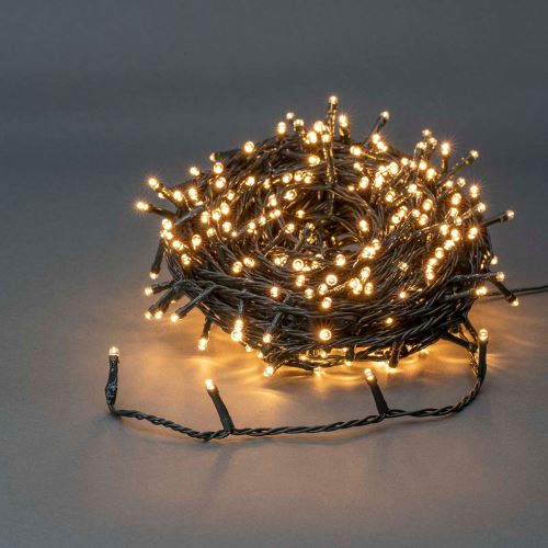 LED venkovní vánoční řetěz 720 LED, 7 funkcí, časovač, IP44, teplá bílá   CLLS720_1