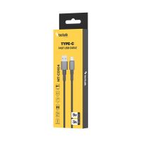Nabíjecí a datový kabel TECHNIK USB-A/USB-C 1m, 5V 3A, černý (3)