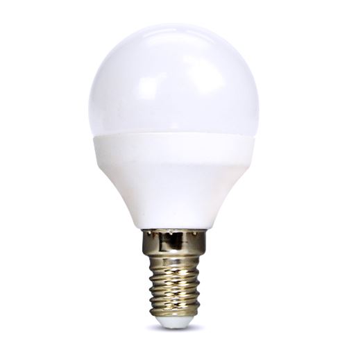 Solight LED žárovka, miniglobe, 8W, E14, 4000K, 720lm, bílé provedení - WZ430-1_1