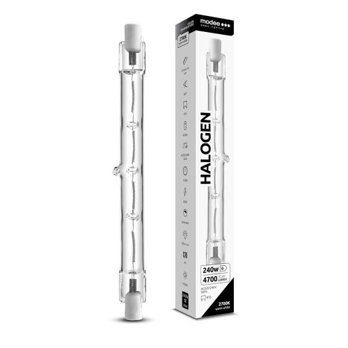 Žárovka halogenová lineární 240W 118mm Modee