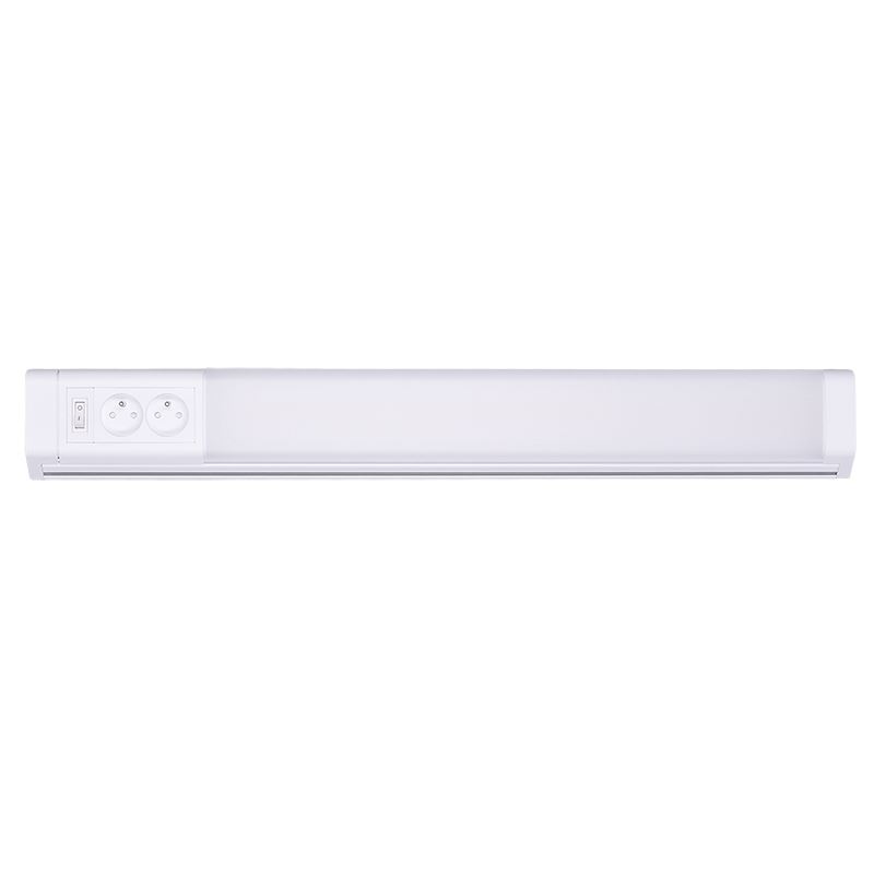 Solight LED kuchyňské svítidlo, 2x zásuvka, vypínač, 10W, 4100K, 51cm - WO213