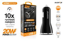 Chytrá nabíječka do auta ALIGATOR Power Delivery 20W, USB-C + USB-A_5 (4)