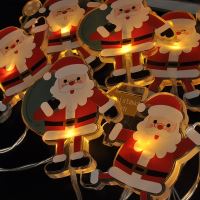Solight LED okenní řetěz - Santa, 6x LED, přísavný, 120cm, 2x AA - 1V251_5 (4)