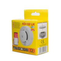 KD-122 LH je fotoelektrický kouřový hlásič s nízkou spotřebou energie. Umožňuje propojení s mobilním telefonem přes WiFi, díky tomuto spojení jste ihned informováni o nebezpečí kouře ve vašem domě. (5)