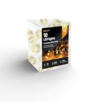 Solight LED vánoční řetěz rolničky, 10x LED, zlatá, 1,5m, 2x AA - 1V272_5 (4)