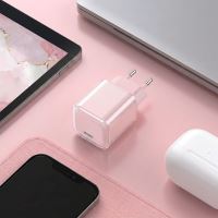 Solight 33W GaN fast charge USB-C adaptér, růžový - DC74P_2 (1)