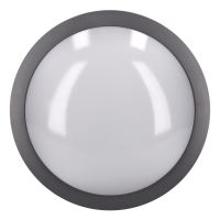 Solight LED venkovní osvětlení se senzorem Siena, šedé, 20W, 1500lm, 4000K, IP54, 23cm (1) (1)
