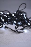 Solight LED venkovní vánoční řetěz, 100 LED, 10m, přívod 3m, 8 funkcí, časovač, IP44,  (2) (2)