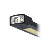 Solight pracovní nabíjecí LED lampa,  500lm + 70lm, COB, Li-Ion, USB, černooranžová -  (7) (7)