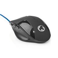 Gaming Mouse GMWD110BK kabelové | 1200 / 2400 / 4800 / 7200 dpi | Nastavitelné DPI | Počet tlačítek: 6 | Programovatelná tlačítka | Pro praváky | 1.50 m | Bez Osvětlení (6)