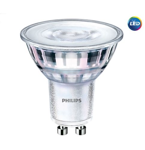 LED žárovka Philips, GU10, 4,9W, 3000K, úhel 36°  P308718LEDž.PH.GU10 65W/3000K/4,9W 36°