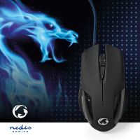 Gaming Mouse GMWD110BK kabelové | 1200 / 2400 / 4800 / 7200 dpi | Nastavitelné DPI | Počet tlačítek: 6 | Programovatelná tlačítka | Pro praváky | 1.50 m | Bez Osvětlení (9)