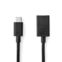 USB-C™ Adaptér
USB 3.2 Gen 1 | USB-C™ Zástrčka | USB-A Zásuvka | 5 Gbps | 0.15 m | Kulatý | Poniklované | PVC | Černá | Box (1)