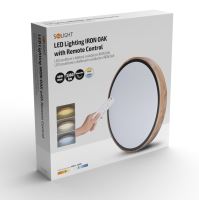 Solight LED osvětlení s dálkovým ovladačem Iron Oak, 48W, 3360lm, 40cm, změna chromati (7) (7)