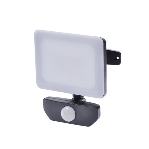 Solight LED reflektor Quick se sensorem, 10W, 850lm, 4000K, IP44, černý - WM-10WS-Q_1