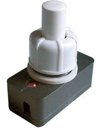 Vypínač stiskací vestavný PBS-17A-2, ON-OFF 250V/2A L334