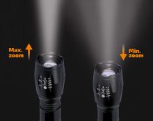 Solight LED nabíjecí svítilna, 300lm, Cree, zoom, power banka, Li-Ion - WN26_5 (4)