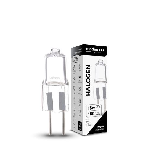 Žárovka halogenová JC G4 18W 12V Modee ML-HG418W