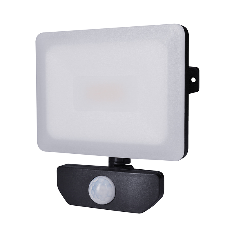 Solight LED reflektor Quick se sensorem, 20W, 1700lm, 4000K, IP44, černý - WM-20WS-Q