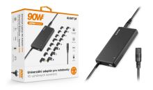ALIGATOR Univerzální adaptér pro notebooky se 16 výměnnými konektory a USB, 90W CHNT003