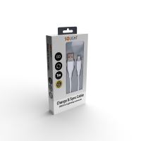 Solight lightning kabel, USB 2.0 A konektor - Lightning konektor, silikon, 1m - SSC150 (2) (2)