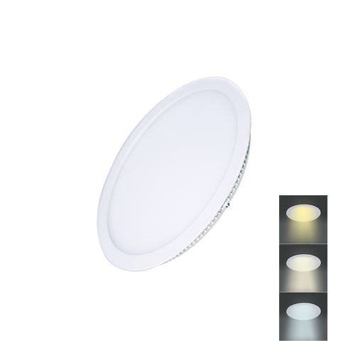Solight LED mini panel CCT, podhledový, 6W, 450lm, 3000K, 4000K, 6000K, kulatý - WD146_1