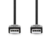 Kabel USB 2.0 A konektor - USB-A konektor, 1m, CCGL60000BK10 (1)