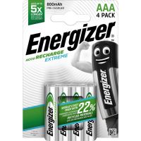 Nabíjecí baterie ENERGIZER Extreme NiMH 800 mAh R03 (AAA) B4